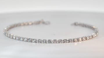 Zonder minimumprijs - Armband - 14 karaat Witgoud - 2.95ct., Nieuw