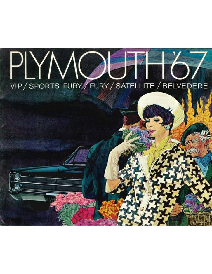 1967 PLYMOUTH PROGRAMMA BROCHURE NEDERLANDS, Livres, Autos | Brochures & Magazines