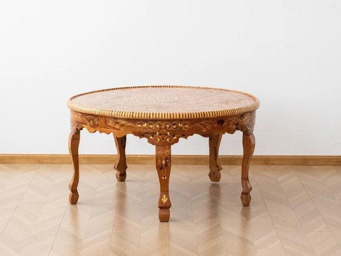 Salontafel - Atlasceder - Marokkaanse Atlasceder salontafel, Antiek en Kunst, Curiosa en Brocante