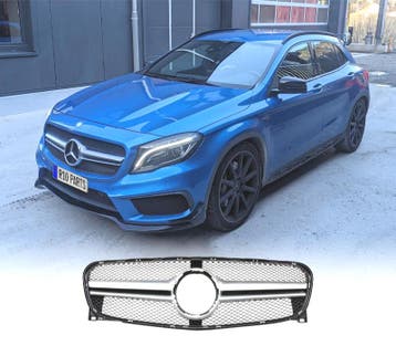CALANDRE CLASSE GLA X156 14-16 LOOK AMG CHROMÉ NOIR, Verzenden