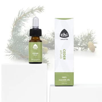 Ceder Atlas etherische olie, Wild - 10 ml - Chi Natural Life, Ophalen of Verzenden