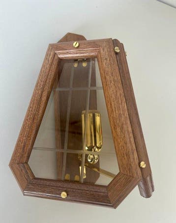 Due p illuminazione - Wandkandelaar (2) - gegraveerd glas,