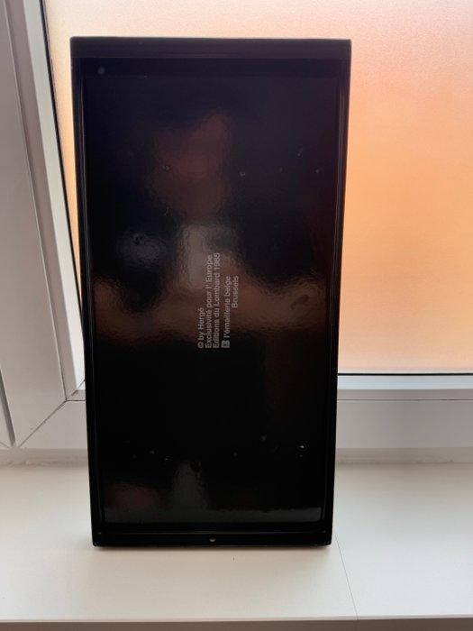 Tintin - Tintin plaque émaillée lune convention, Livres, BD | Comics