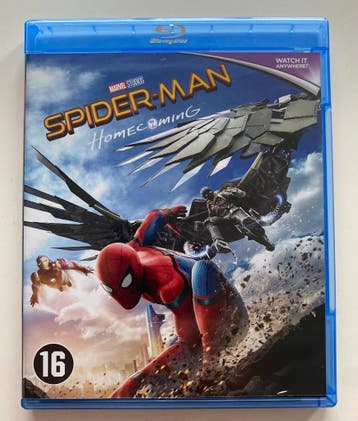 SPIDER-MAN HOMECOMING (BLURAY), Gebruikt