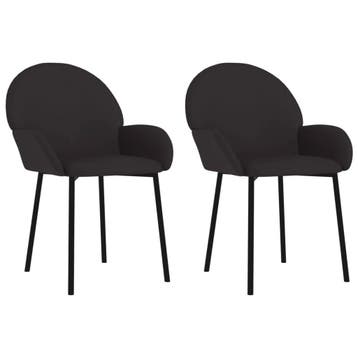 Eetkamerstoelen Zwart | 52% korting | Retour deal!, Verzenden