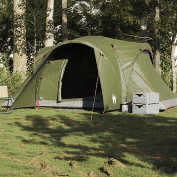 vidaXL Koepeltent 6-persoons waterdicht olijfgroen, Verzenden, Nieuw