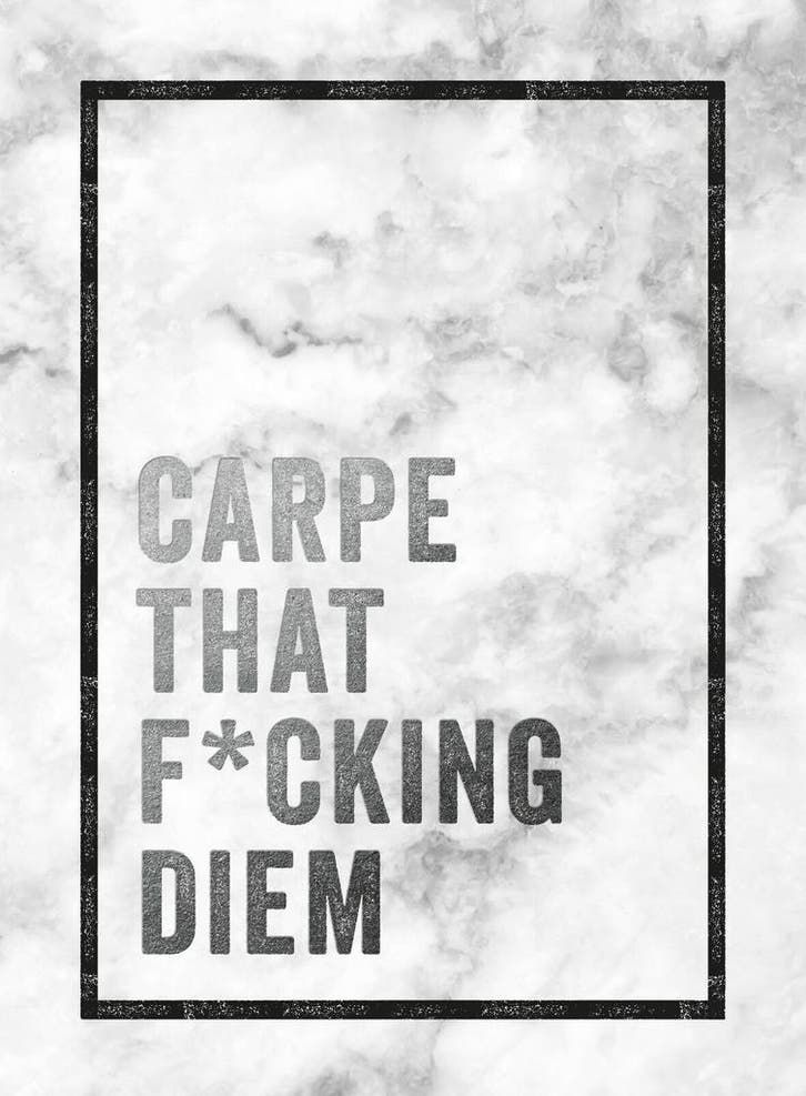 Cadeauboeken - Carpe that f*cking diem (9789036640251), Livres, Loisirs & Temps libre, Envoi