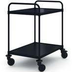 Serveerwagen | VARIOCART | RVS (Zwart) | 2 Niveaus, Verzenden, Nieuw in verpakking
