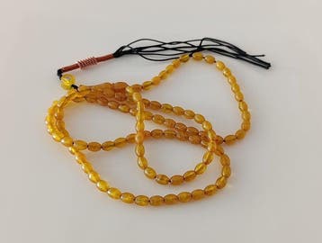 Chapelet - Ambre - 1980-1990 - Chapelet de perles de prière