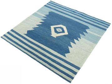 Kilim design tissé à la main - Kelim - 118 cm - 119 cm, Nieuw