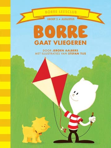 Borre gaat vliegeren / Groep 3 augustus / De Gestreepte, Verzenden, Zo goed als nieuw, Jeroen Aalbers