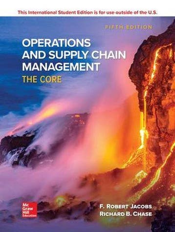 ISE Operations and Supply Chain Management 9781260547627, Boeken, Verzenden, Zo goed als nieuw, F. Robert Jacobs