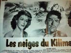 GREGORY PECK AVA GARDNER - THE SNOWS OF KILIMANDJARO, Nieuw