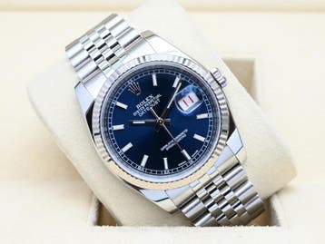 Rolex Datejust Ref. 116234 Year 2019 (Box & Papers), Staal, Rolex, Polshorloge, Ophalen of Verzenden