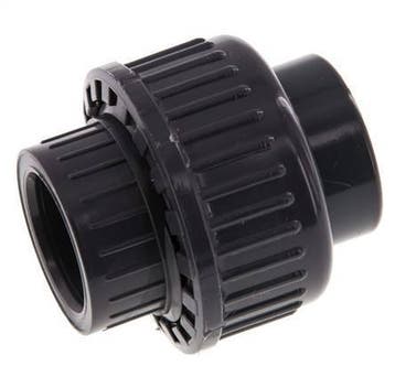 Raccord union PVC femelle 20x43mm EPDM [2 Pièces], Verzenden
