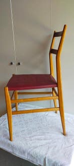 Cassina - Gio Ponti - Leggera - Stoel (2) - Hout