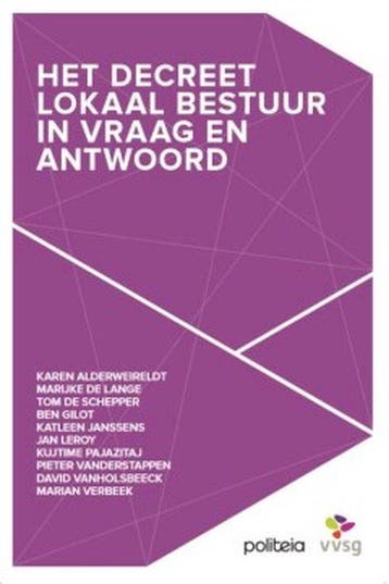 Het decreet lokaal bestuur in vraag en antwoord, Verzenden, Zo goed als nieuw, Karen Alderweireldt