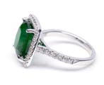 Sans prix de réserve - Bague - 18 carats Or blanc Tsavorite, Nieuw