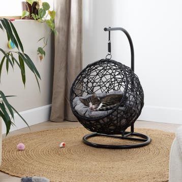 Hangstoel voor katten - zwart / antraciet - 45 x 60 x 75 cm, Verzenden, Nieuw