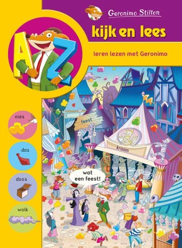 Wat een feest! / Kijk en lees leren lezen met Geronimo, Boeken, Kinderboeken | Jeugd | onder 10 jaar, Verzenden, Gelezen, Geronimo Stilton