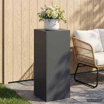 vidaXL Plantenstand Antraciet 40 x 40 x 100 cm Roestvrij, Verzenden
