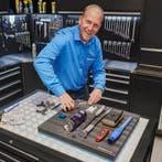 Datona Schuimmat voor gereedschapswagen gelaagd met mesje -, Ophalen of Verzenden, Nieuw