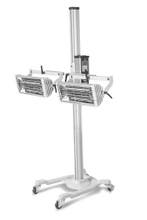 Mobiele infrarood lakdroger 2000w 2 stralers, Verzenden, Nieuw