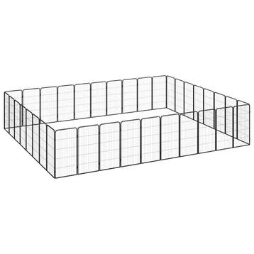 vidaXL Hondenkennel 36 panelen 50 x 100 cm gepoedercoat, Dieren en Toebehoren, Verzenden, Nieuw