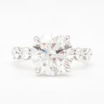 Zonder minimumprijs - Ring - 14 karaat Witgoud - 2.92ct. tw., Nieuw