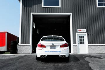 Einddemper BMW M 5-serie Sedan F10 | Eisenmann Race 4x Ø 102, Verzenden