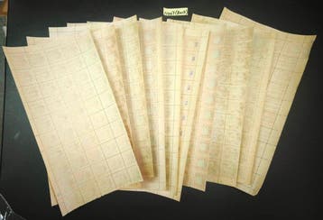 Chine - 1878-1949 - Draps en stock japonais — catégorie USD, Gestempeld