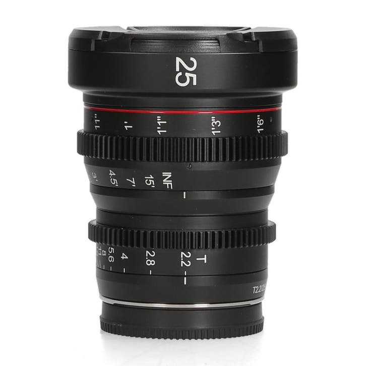 Meike MK-25mm T2.2 - Fujifilm X - 1 jaar garantie, Audio, Tv en Foto, Foto | Lenzen en Objectieven, Zo goed als nieuw, Ophalen of Verzenden