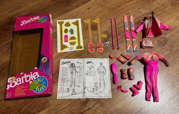 Mattel - Barbiepop Barbie Ski Fun, Antiquités & Art