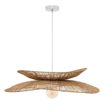 Suspension en jute Alara - Ø 69,5 x 34 cm | naturel | culot, Verzenden, Neuf