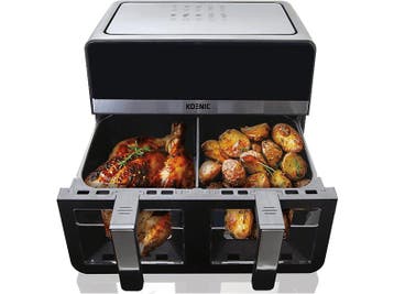 Koenic -  Airfryer (kaf 924224 B) - Zwart, Verzenden, Nieuw, Airfryer, 1500 gram of meer