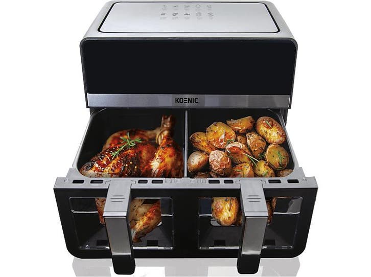Koenic -  Airfryer (kaf 924224 B) - Zwart, Elektronische apparatuur, Airfryers, Airfryer, Nieuw, 1500 gram of meer, Verzenden