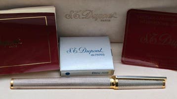 S.T. Dupont, S.T. Dupont Ligne D Fountain Pen “Bicolore, Nieuw