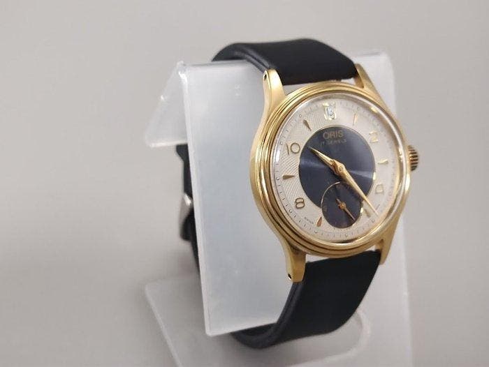 Oris - Oris Date Small Second 7459-26 - Zonder minimumprijs, Handtassen en Accessoires, Horloges | Heren