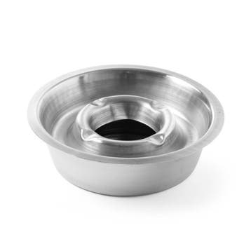 Terras Asbak | RVS | Ø140x40(h)mm HENDI, Verzenden