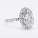Zonder minimumprijs - Ring - 14 karaat Witgoud - 4.54ct. tw., Nieuw
