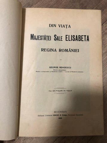 George Bengescu - Din Viata Majesttei Sale Elisabeta Regina
