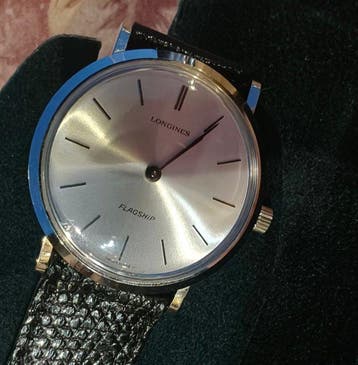 Longines - Flagship - Gold white 18 kt New Old Stock -