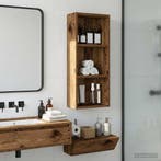 vidaXL Badkamer wandkast Oudhout 30 x 14 x 70 cm, Verzenden, Nieuw