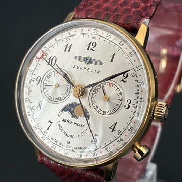 Zeppelin - Classics Moonphase - Zonder minimumprijs - 7039-1, Nieuw