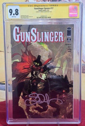 Gunslinger Spawn #17 - Signed by Simone Bianchi - 1 Graded, Nieuw