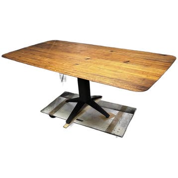bert plantagie Eettafel Carve 1.0, Huis en Inrichting, Verzenden, Zo goed als nieuw, Overige houtsoorten, 200 cm of meer