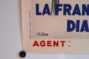 Georges Favre - La Française Diamant - Favre - Affiche