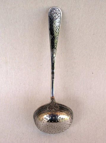 Imperial Niello Silver - Theezeef - Moskou 1867