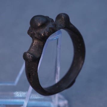 Ancient Roman Bronze finger ring - 29 mm (Zonder