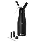 Slagroomapparaat | KitchenLine | Aluminium | Zwart | 0.95L, Verzenden, Nieuw in verpakking